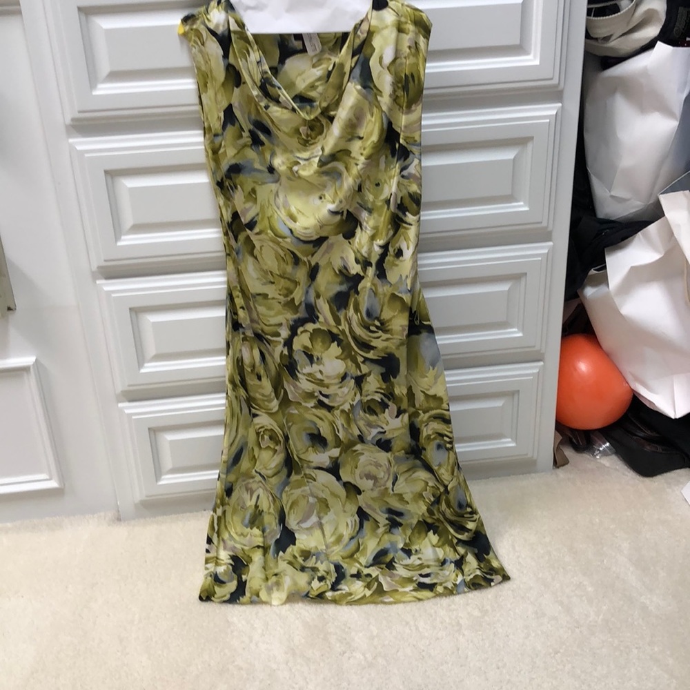 Talbot’s Floral dress size 10 with sash belt